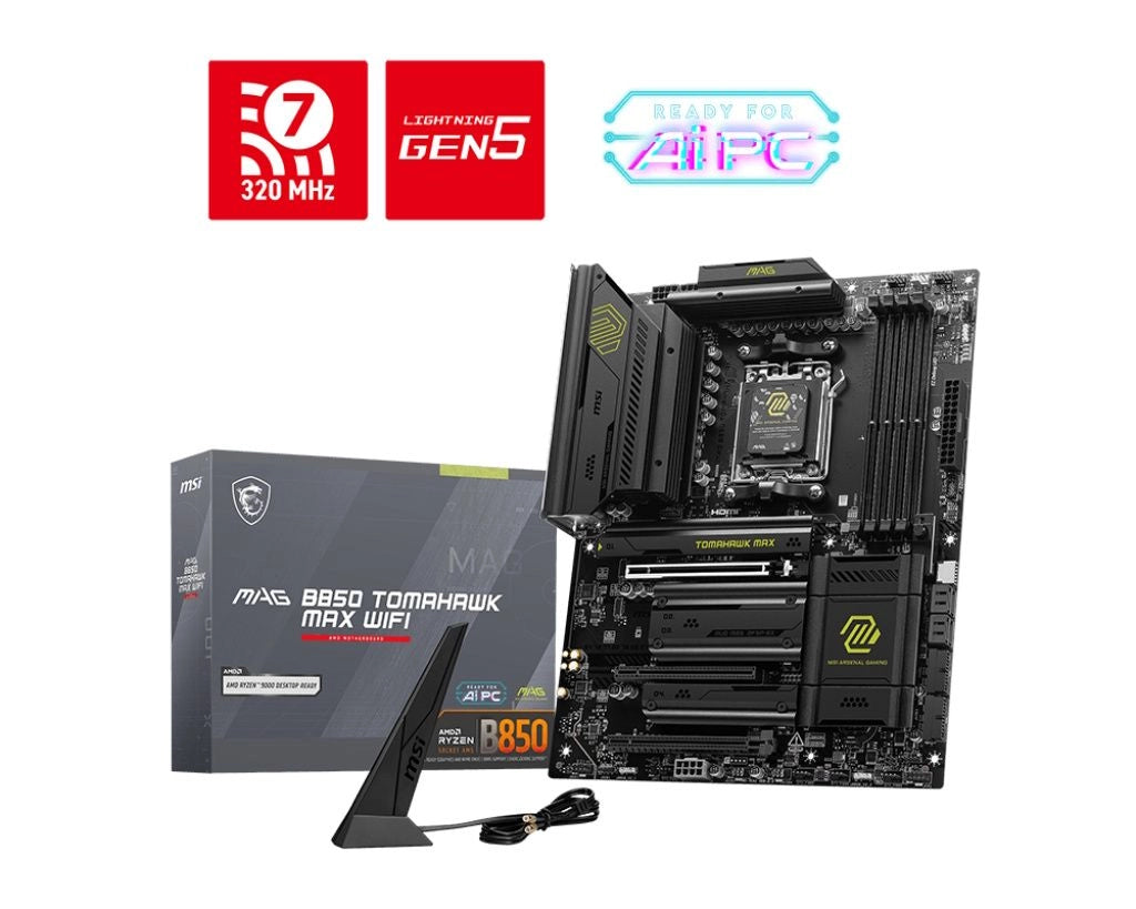 Msi mag b850 tomahawk max wifi scheda madre amd b850 socket am5 atx