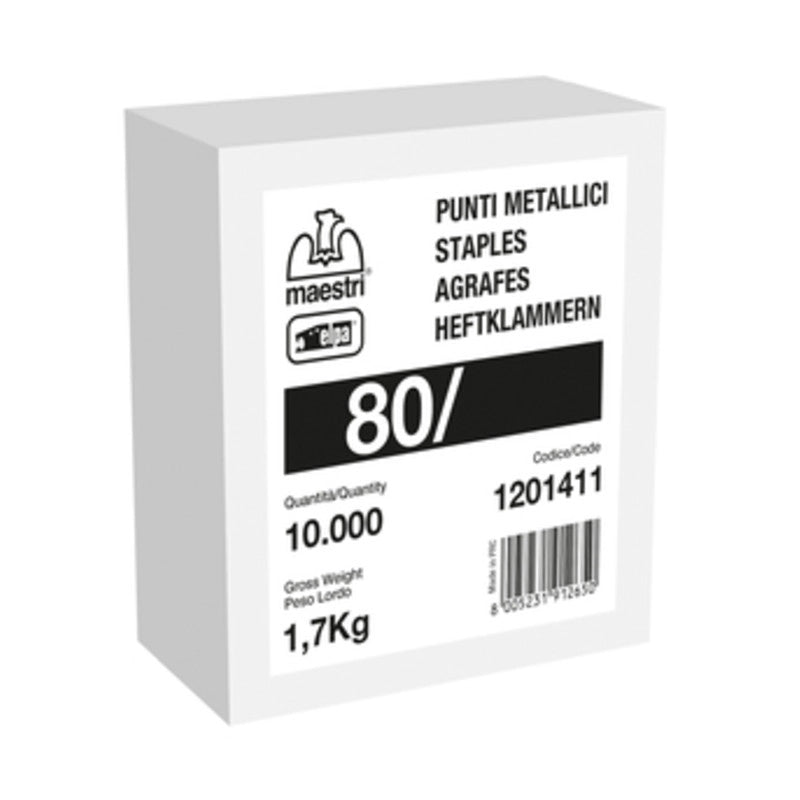 MAESTRI PUNTI SPILLATRICE  80/ 8 10000 PZ GALVA
