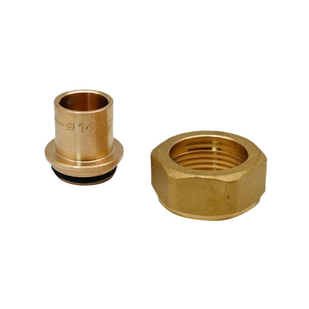 RACCORDO GAS A SALDARE K2 TC- TC 3/4 X 14 mm- TECO- pezzi 1