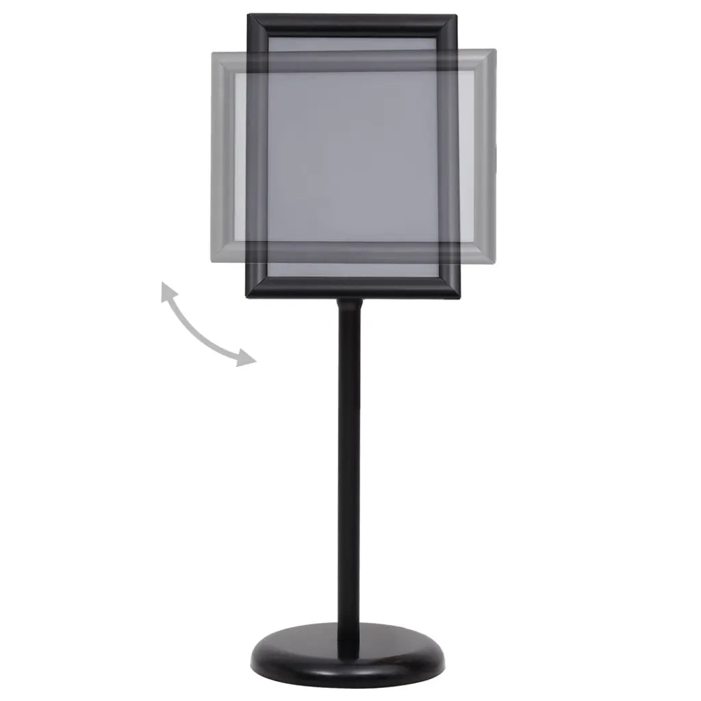 Piedistallo per Poster A3 Nero in Lega di Alluminio cod mxl 58880
