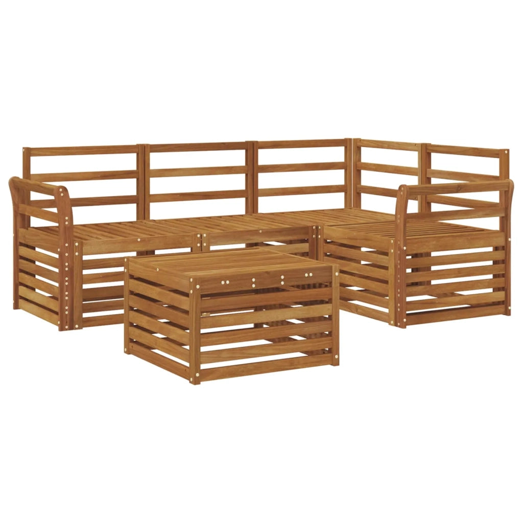 Set di divani da esterno 5 pcs Naturale 3374769