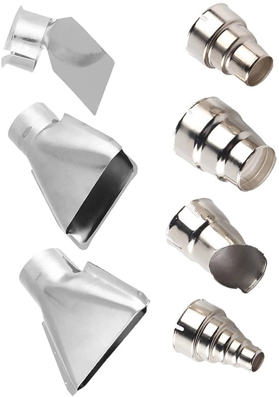 Set di bocchette per pistola a calore in acciaio inossidabile duraturo - 35mm accessorio - Utilizzo versatile - Adatto per 1500-2