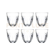 ANKON BICCHIERI MOLATI SET 6 PEZZI TRASPARENTI