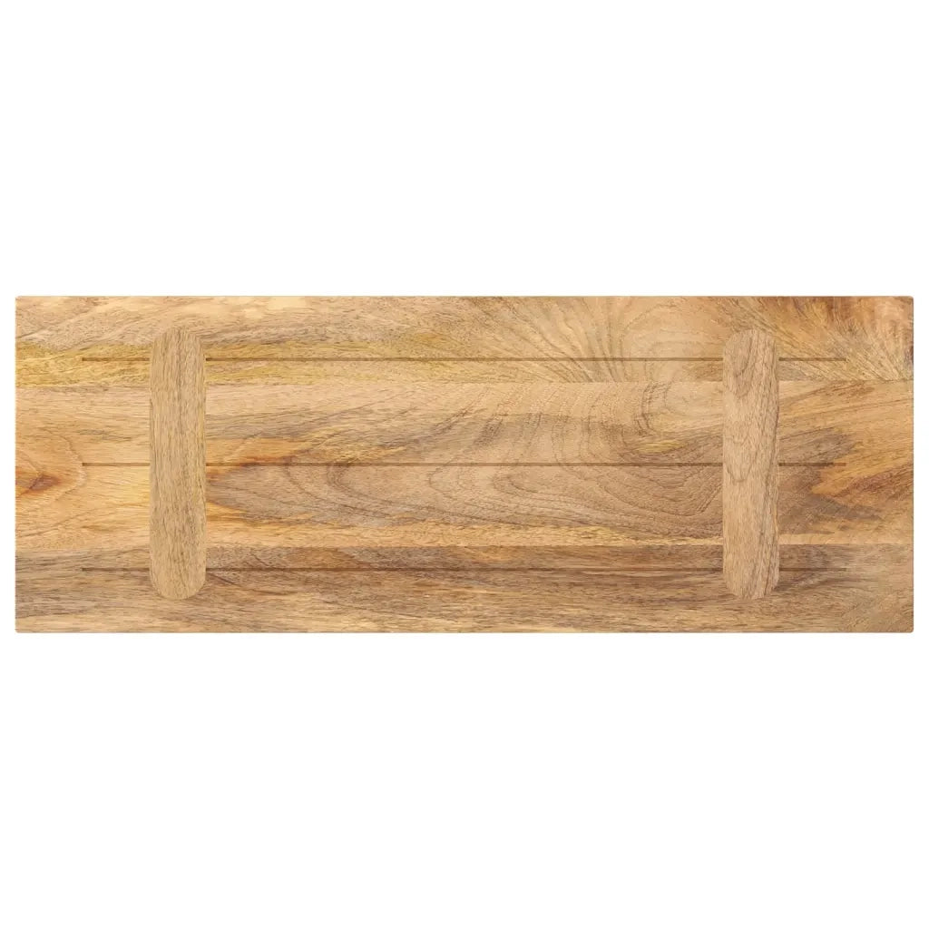 Piano per Tavolo 70x30x3,8 cm Rettangolare Legno Massello Mango 371500