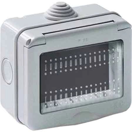 CONTENITORE DA PARETE PER APPARECCHI IP55 MYLIFE 3 Posti - EC ELETTROCANALI