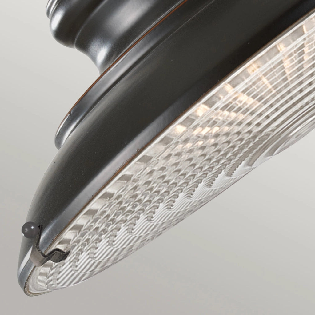 Applique esterna Redding Station bronzo E27 IP44 Feiss