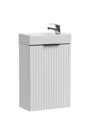 Set mobili bagno 40 cm con lavabo per mobile Vedea Adel White 40 cm