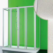 Box Doccia 3 lati 70x140x70 CM in Acrilico mod. Mercurio 2 con apertura centrale