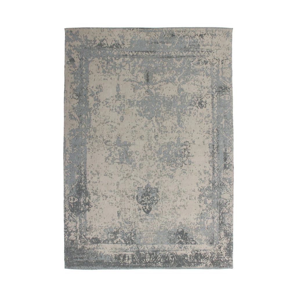 Tappeto vintage Nostalgia in cotone e poliestere grigio