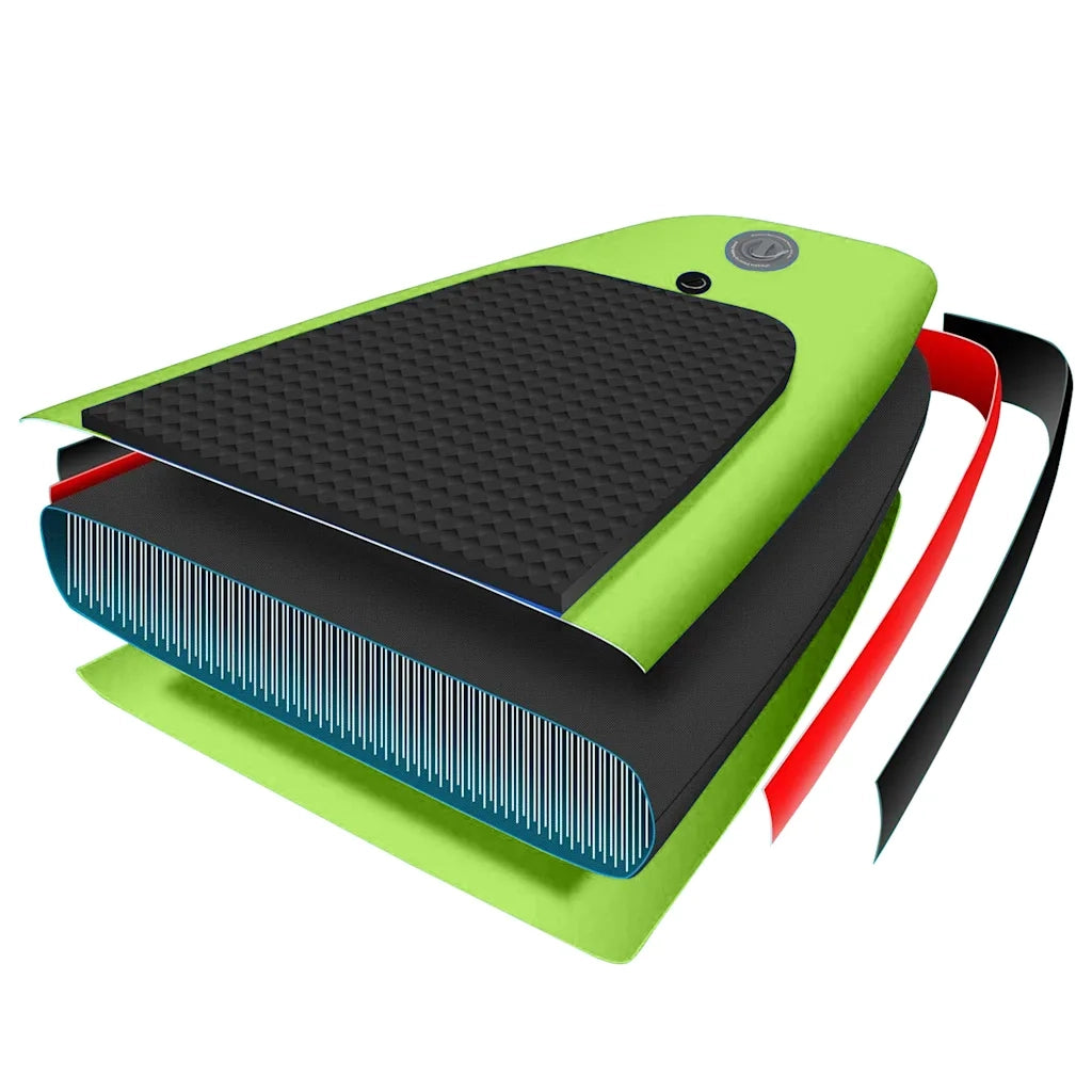 Set Tavola Gonfiabile da SUP 305x76x15 cm Verde cod mxl 59923