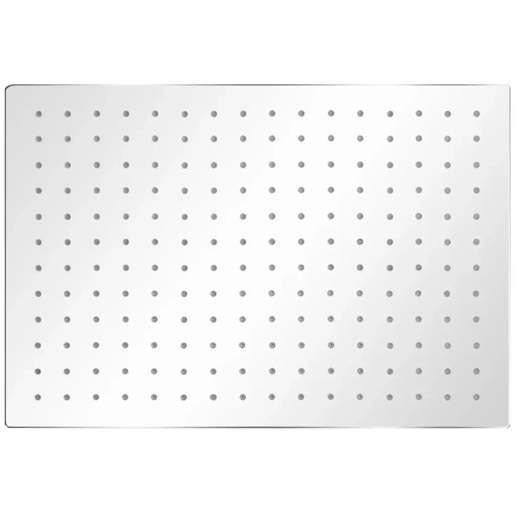Testa Doccia a Pioggia in Acciaio Inox 30x40 cm Rettangolare cod mxl 49307