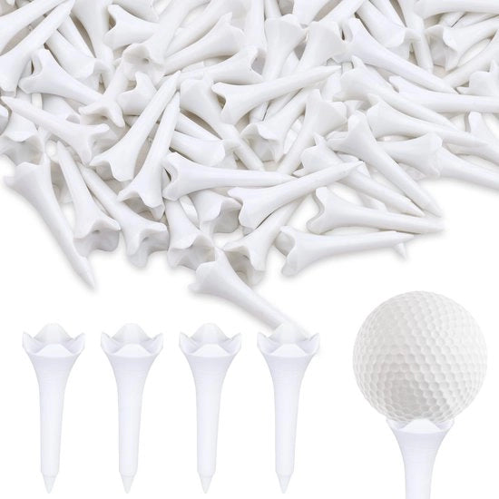 Tavole da Golf in Plastica Antiscivolo 39 mm - 30 Pezzi - Resistente allo Shock - Ideali per Simulator - Spigoli da Golf