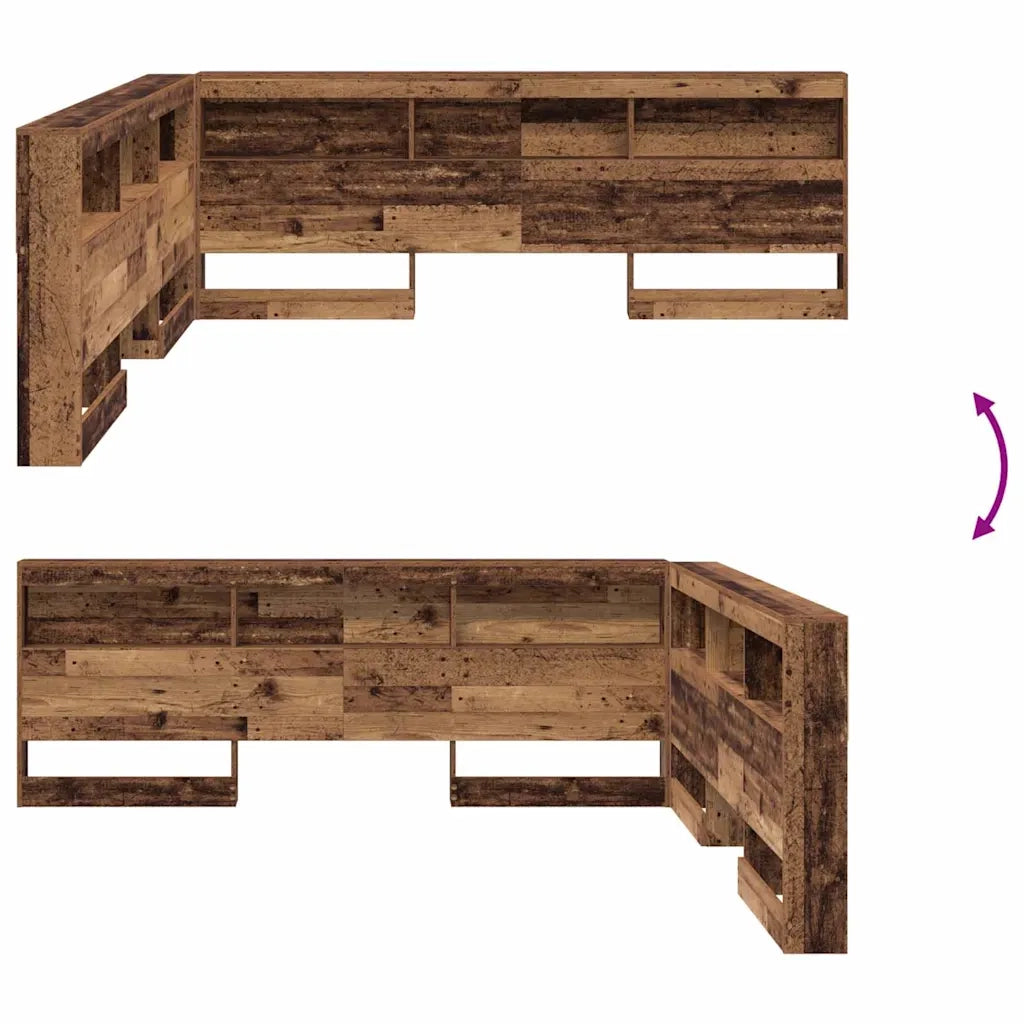 Testata contenitore Legno vecchio 200 cm Legno multistrato 3335475