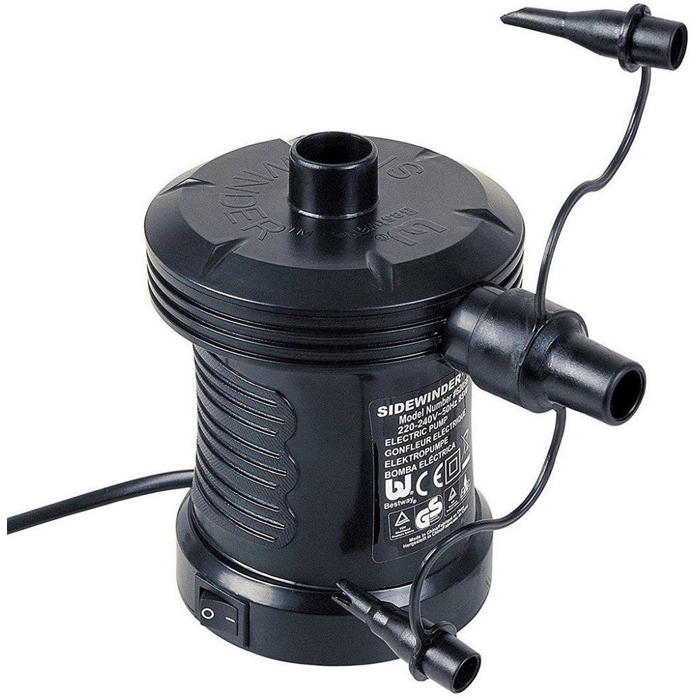 Trade Shop - Pompa Di Gonfiaggio Sidewinder Gonfiatore Elettrico 220v Piscina Adattatori 62139 -