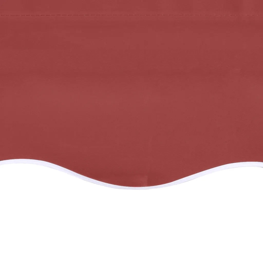 Tessuto di Ricambio per Tenda da Sole Rosso Borgogna 6x3 m 311973