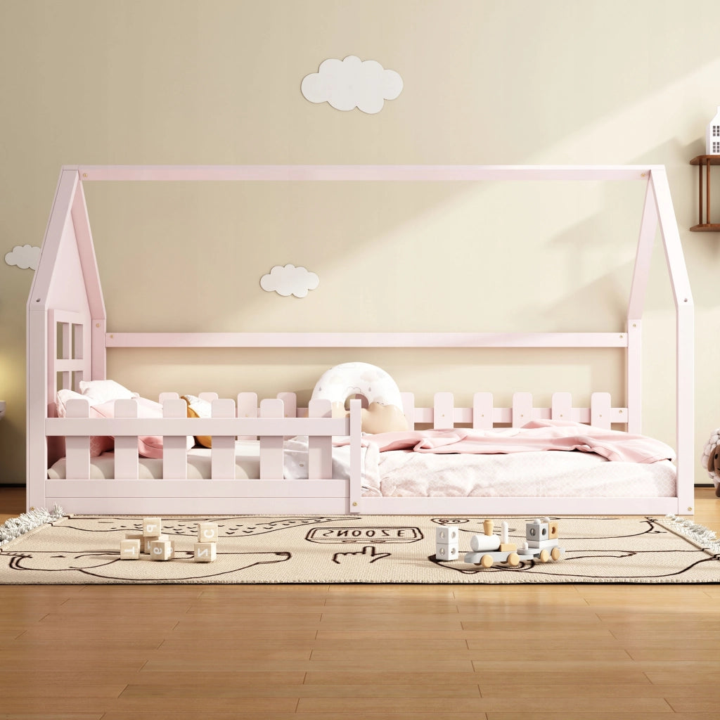 Letto singolo per bambini - Xylo - 90x200 - Rosa