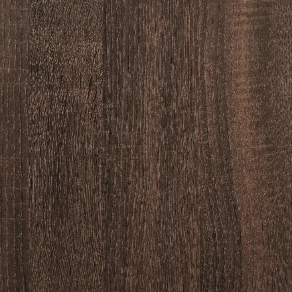 Mobile TV | Armadietto TV | Mobile Porta TV Rovere Marrone 61x40x46 cm Legno Multistrato Metallo
