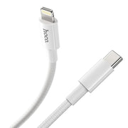 HOCO - CAVO DATI TYPE C A LIGHTNING 20W PD 3A X56 1 METRO - BIANCO