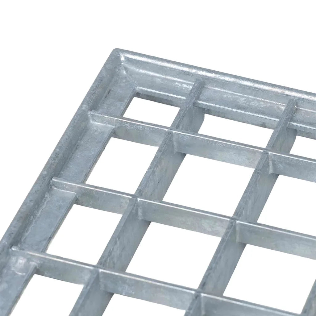 Grata Argento 50 x 35 x 2 cm Acciaio Zincato a Caldo