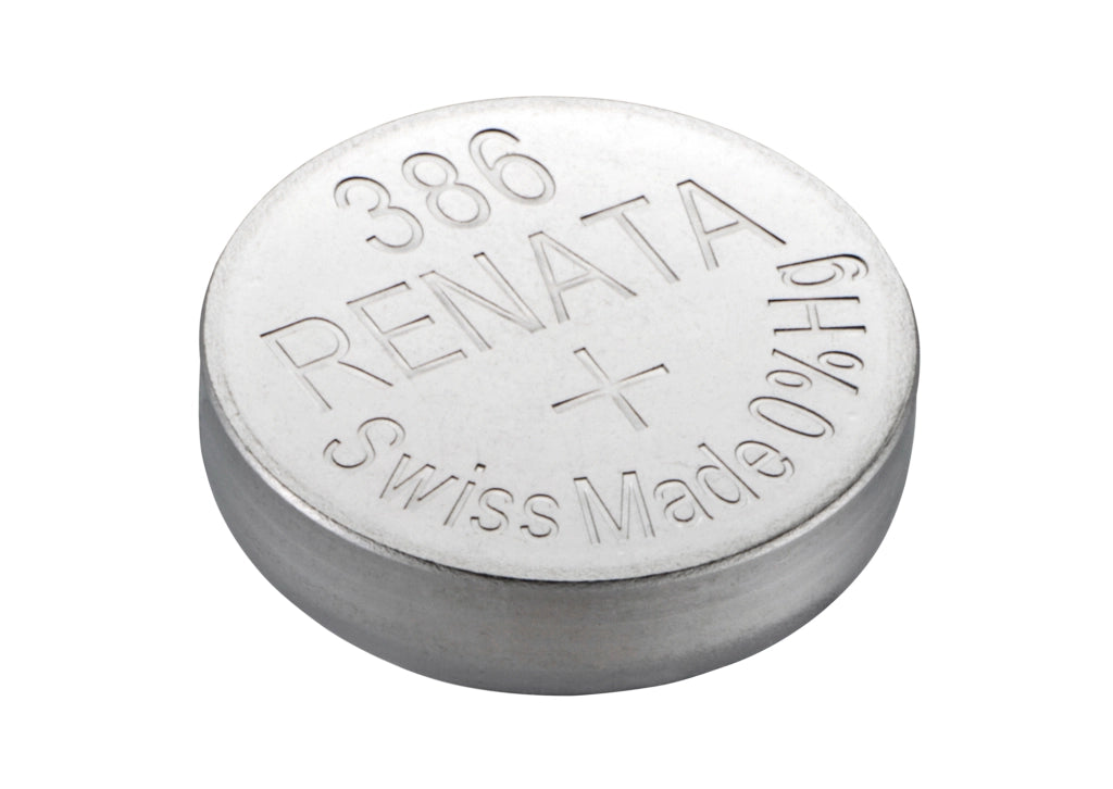 BATTERIA a BOTTONE all'ossido d'argento 386 RENATA