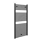 Termoarredo scaldasalviette 500x1200 nero opaco con interasse 45 cm