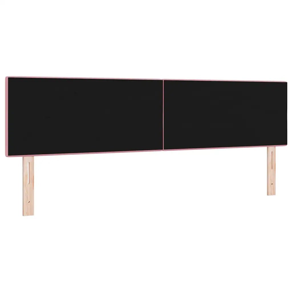 Testiera LED con strisce LED Rosa 180 cm Velluto 3338160
