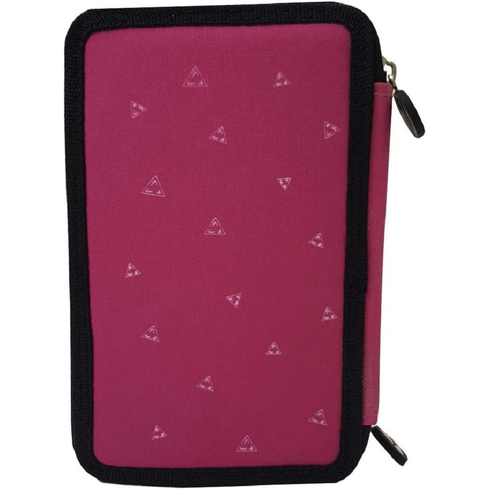Trade Shop - Astuccio Scuola Overlook Multiscomparto 3 Zip Portacolori Pennarelli Penne -