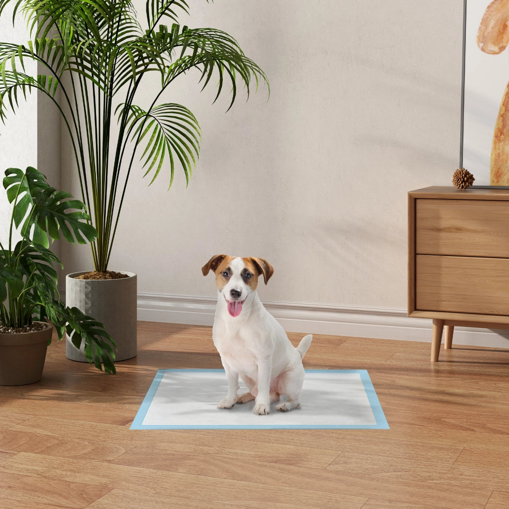 Tappetini Igienici per Cani ¨C Minimal ¨C Blu e Bianco 45x60 cm