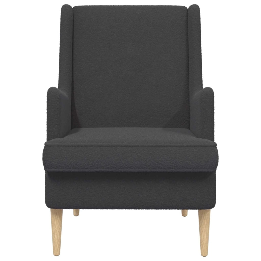 Poltrona | Sedia Relax Grigio Scuro Boucl¨¦