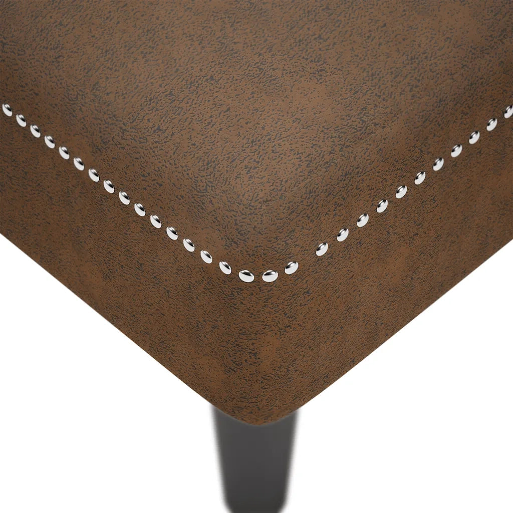Sdraio con Cuscino e Bracciolo Destro in Similpelle Marrone 4009780