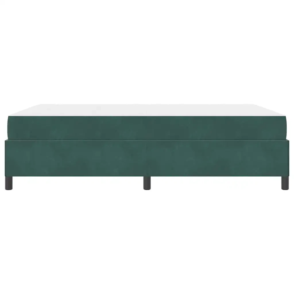 Struttura del letto Verde Scuro 140 x 190 cm Tessuto 3399063