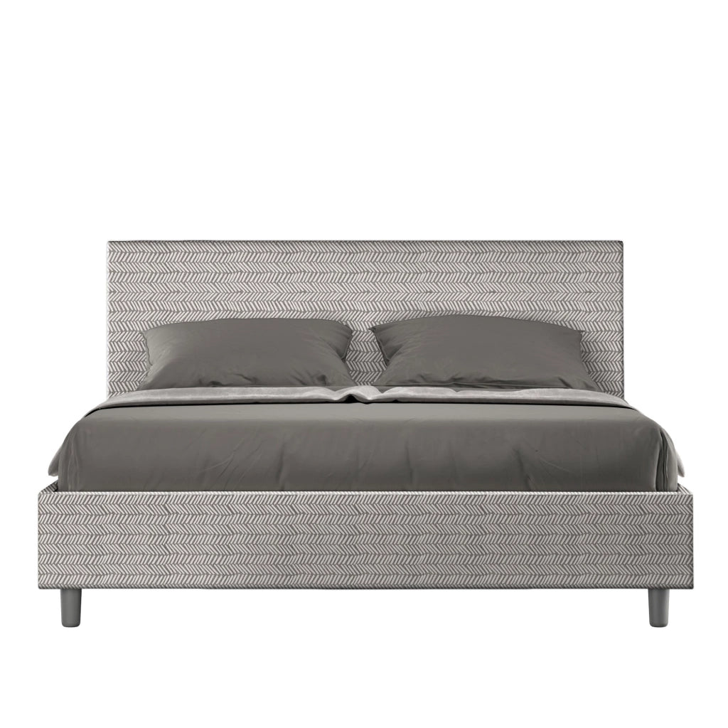 Letto Matrimoniale 160x190 cm Senza Rete Adele Aragona 1 Bianco