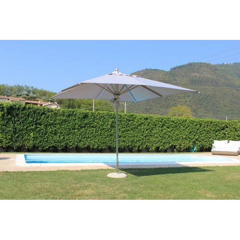 OMBRELLONE CRISTAL P/C ALLUMINIO 3 X 3