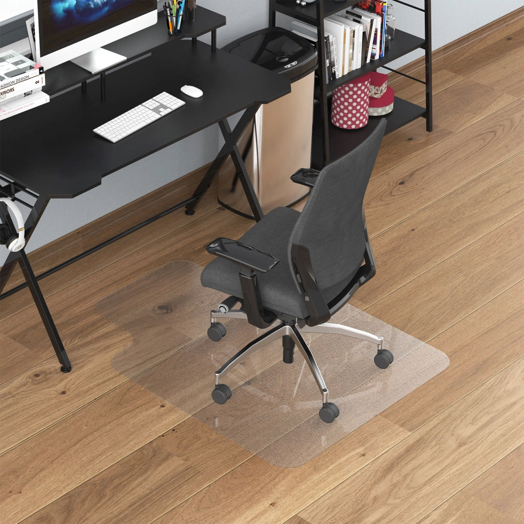 Tappeto per sedia da ufficio 90x120 cm ¨C Minimal ¨C trasparente antiscivolo