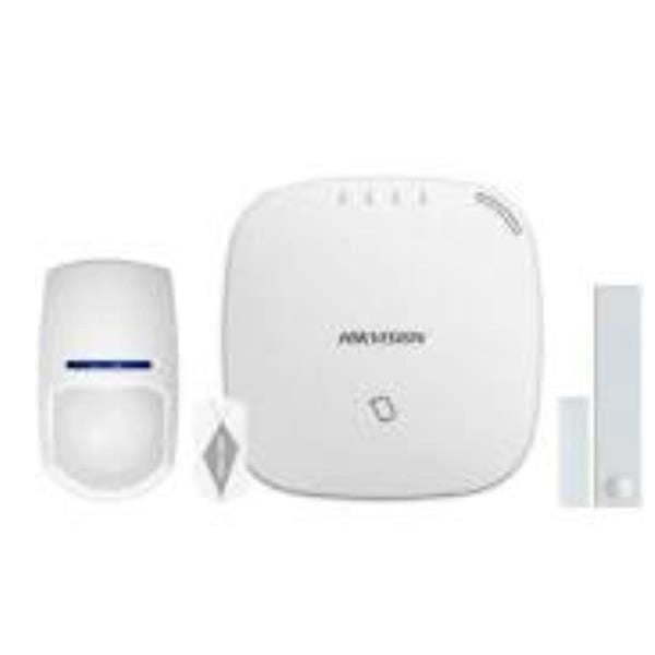 Hikvision DS-PWA32-NGT Kit Sicurezza Domestica Intelligente GPRS Wi-Fi 868 MHz 32 Ingressi con Sensore PIR Contatto Magnetico Tag MIFARE