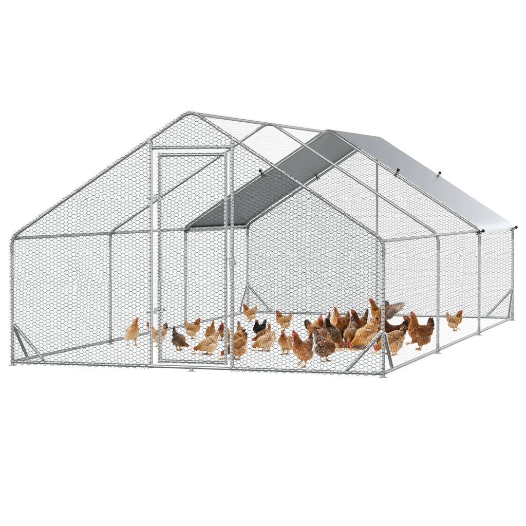 Pollaio da Giardino ¨C Minimal ¨C Argento 3x6x2m