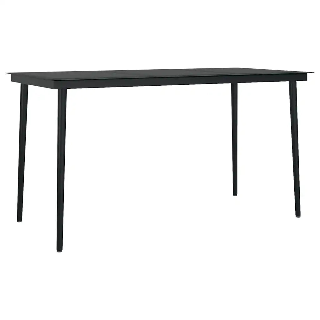 Set da Pranzo da Giardino con Cuscini 5 pz | Set Salotto da Giardino Polyrattan Vetro