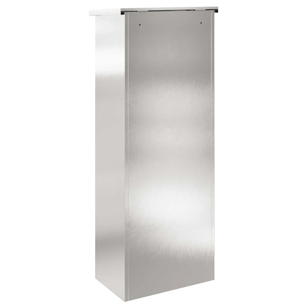 Cassetta per pacchi con porta Argento 44,5 x 29 x 110,5 cm 874930