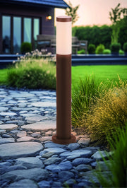 Century PALETTO DA GIARDINO A LED BAMBOO mm. 800 H - E27 - IP54  Col. Corten