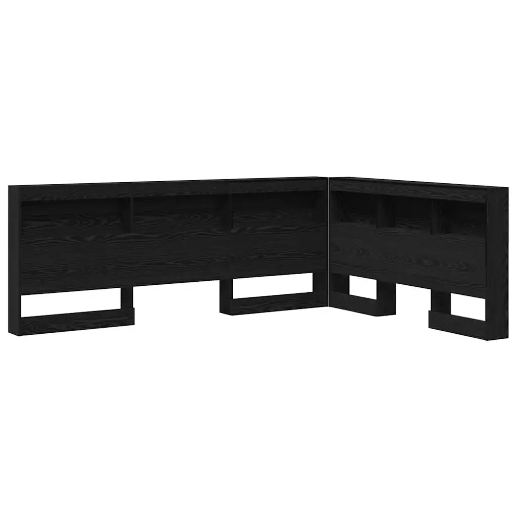 Testata contenitore Rovere Nero 160 cm Legno multistrato 3335502