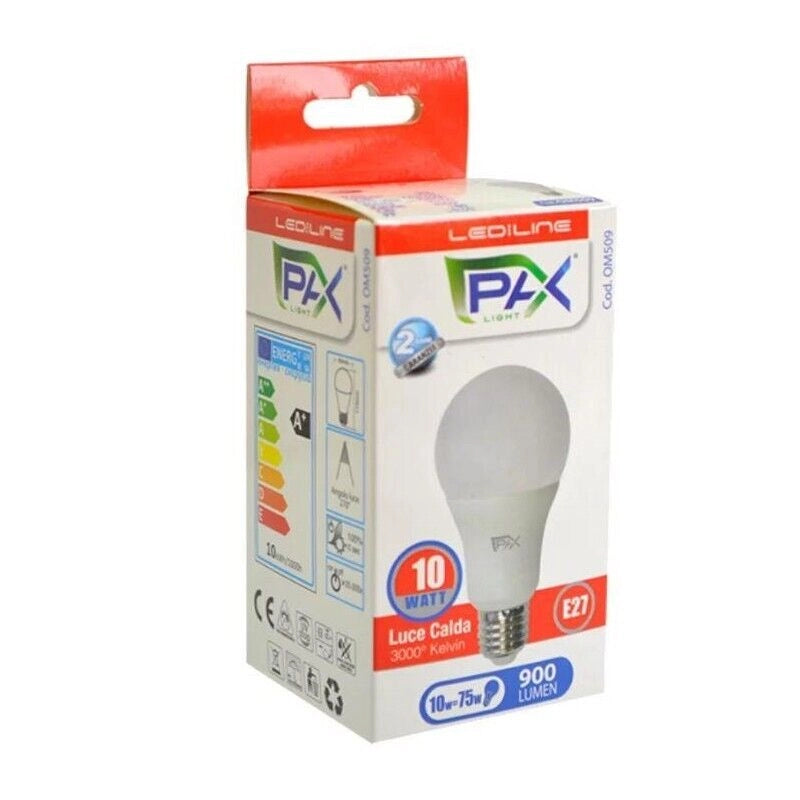 LAMPADINA GOCCIA A LED 10 2700K 910LM E27 A60
