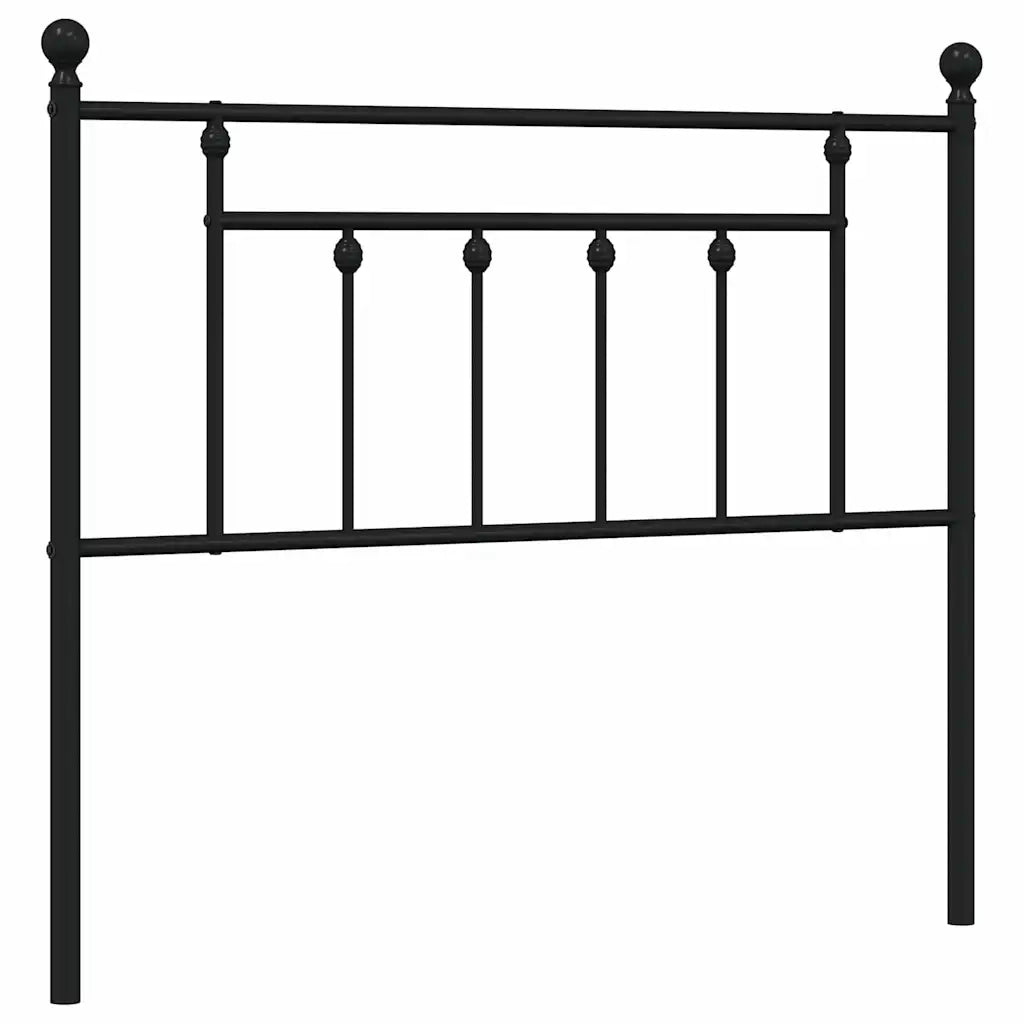 Testiera di Ricambio in Metallo Nero 100 cm 353566