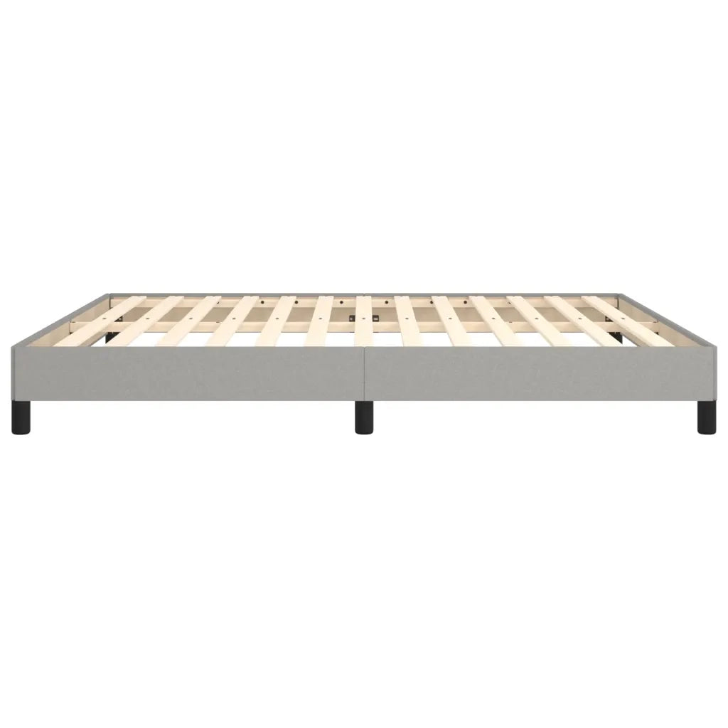 Letto matrimoniale | Letto per adulti | Giroletto senza Materasso Grigio Chiaro 180x200 cm Tessuto