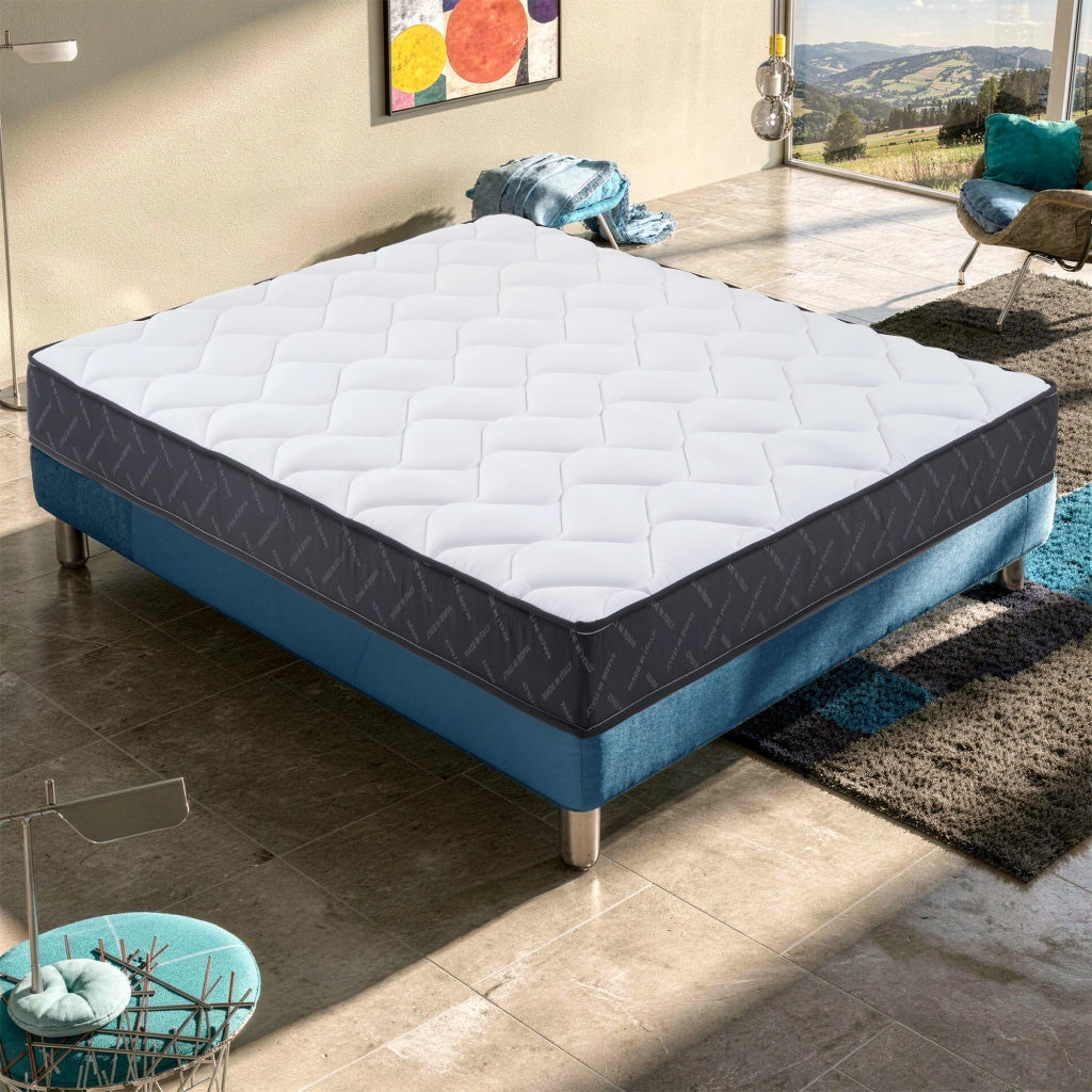 Materasso Singolo 90x200 in Memory Foam, Altezza 10 cm, Rigidità H2, Ortopedico, SMART