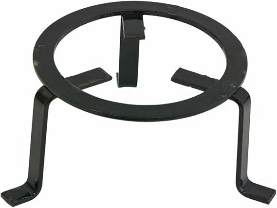 Treppiedi in ferro per camino diametro 30 cm supporto resistente per pentole e braci