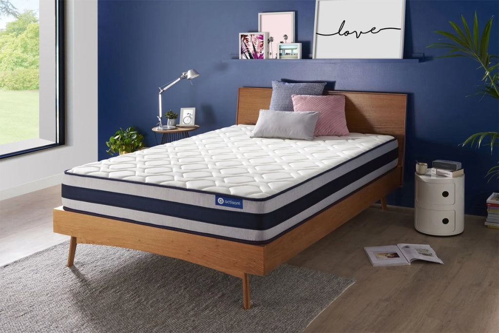Materasso Actiflex ergo 130x190cm - Spessore : 24cm - Molle insacchettate e memory foam - Rigido