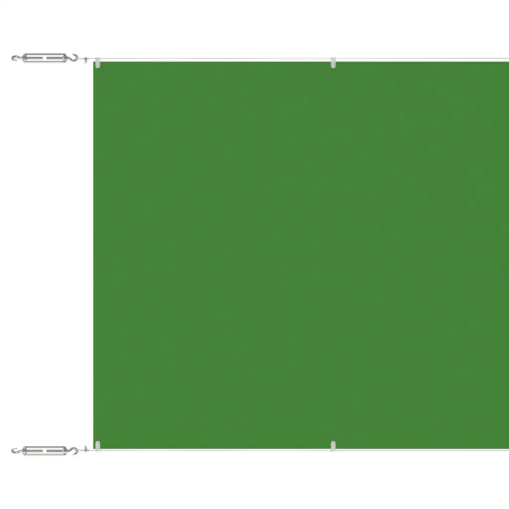 Paravento Verticale-Pannello per balcone Verde Chiaro 100x1000 cm in Tessuto Oxford