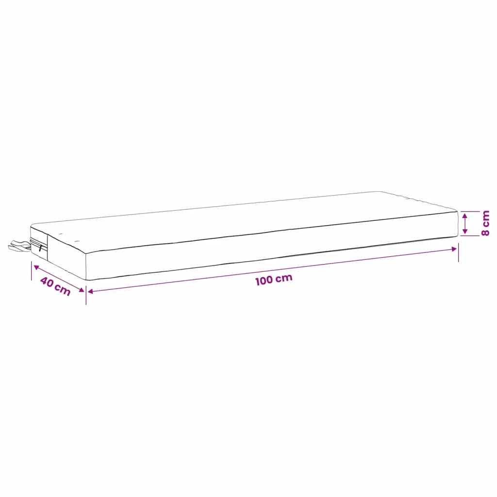 Cuscino per panchina SOEST 100% Poliestere Multicolore 949638