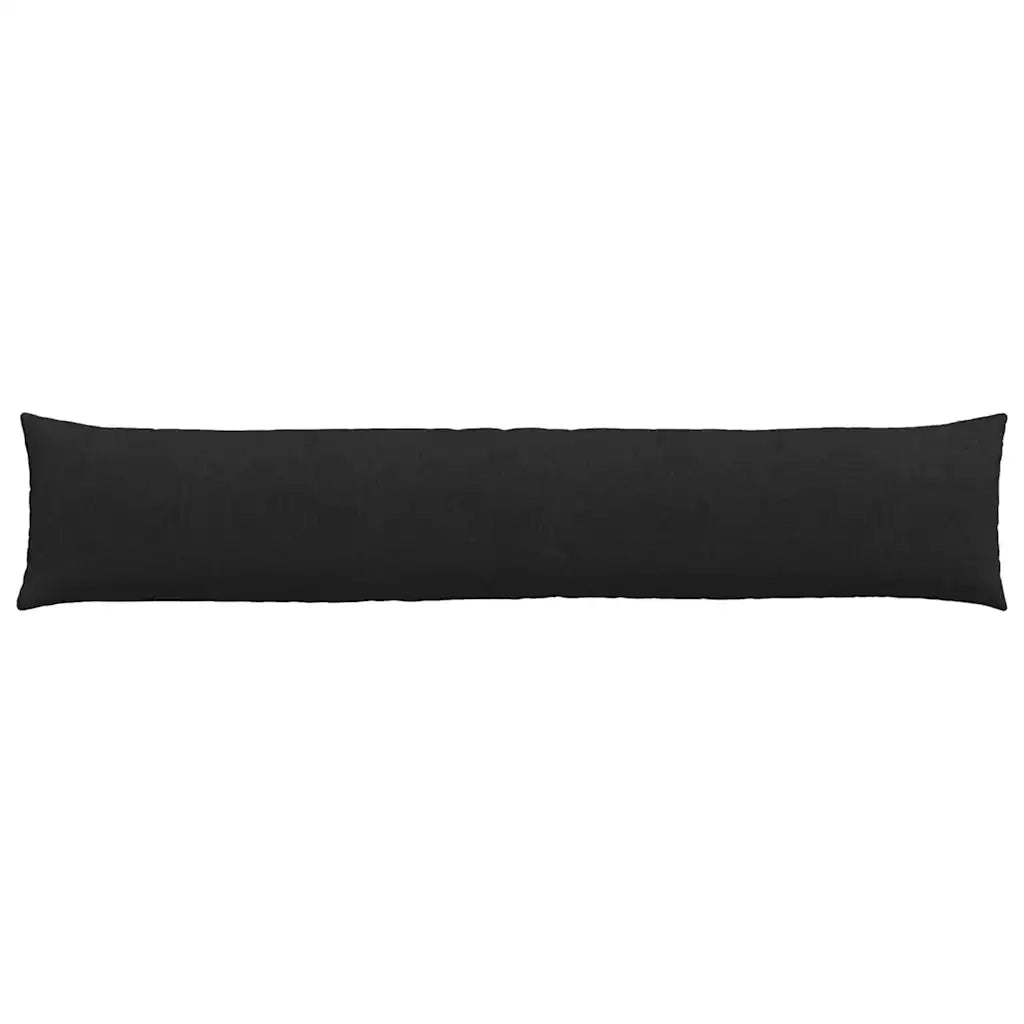 Cuscini da Divano 2 pcs Nero 200 x 40 cm Tessuto 42013870