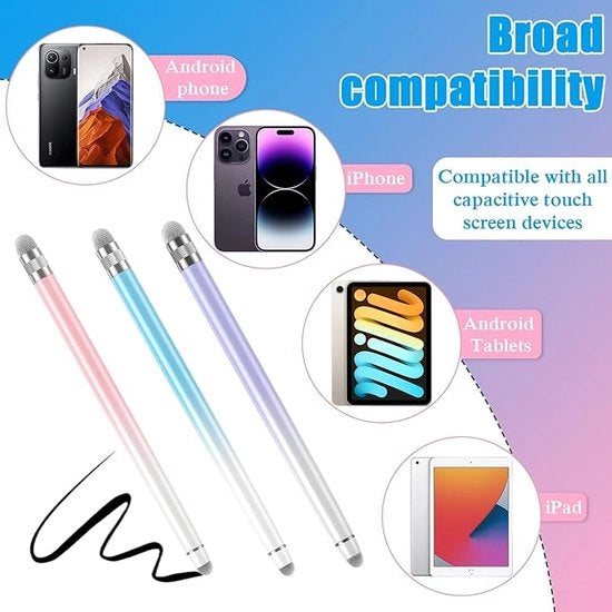 Penni Capacitivi Multitouch per Tablet, iPad Mini, iPad Pro, iPad Air, Smartphone, Samsung Galaxy 3